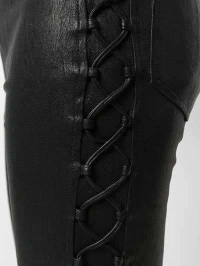 Shop Rag & Bone Laced Side Trousers - Black