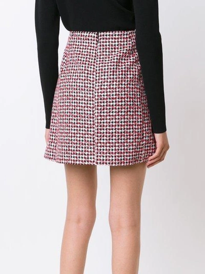 Shop Mugler 'jupe' Asymmetric Skirt In Black