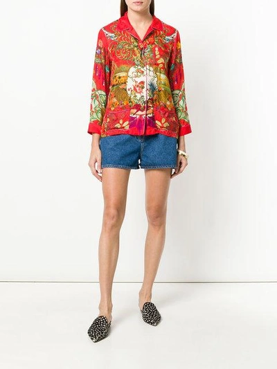 Shop Etro Hemd Mit Zirkus-print In Red