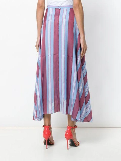 Shop Sies Marjan Striped Skirt In Blue