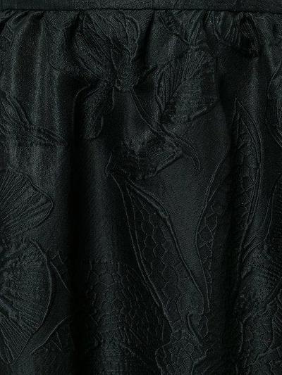 Shop Noon By Noor Brocade Full Ankle-length True Waist Skirt In Black