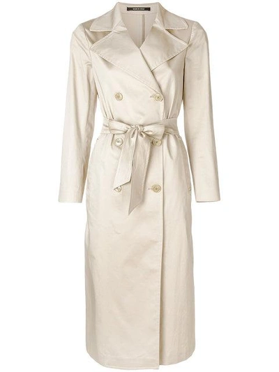 Shop Tagliatore Double Breasted Trench Coat
