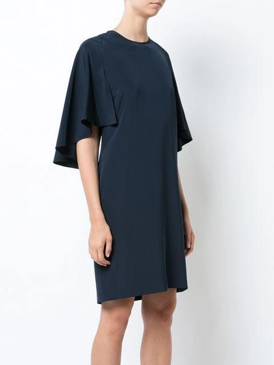 Shop Kimora Lee Simmons Cape Dress In Blue