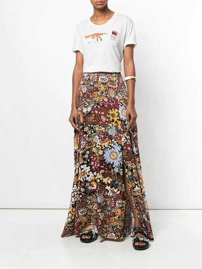 Shop Peter Pilotto Tapestry Maxi Skirt