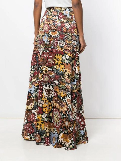 Tapestry maxi skirt