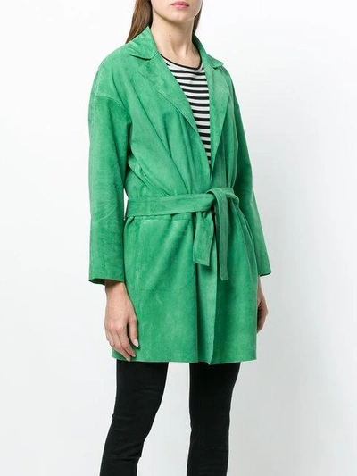 Shop Sylvie Schimmel Gabrielle Coat In Green
