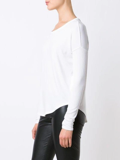 Shop Rag & Bone 'hudson' Long Sleeve T In White