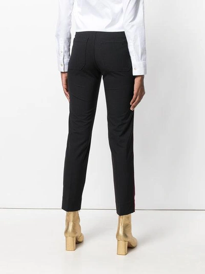 Shop The Seafarer High Waisted Cropped Trousers In Black