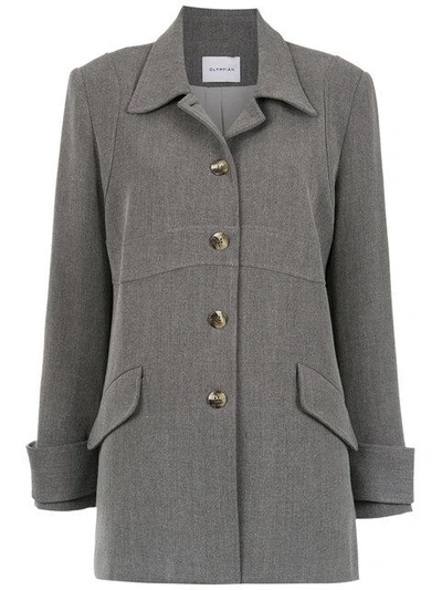 Shop Olympiah Andes Coat In Grey