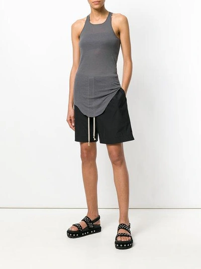 Shop Rick Owens Relaxed Track Shorts