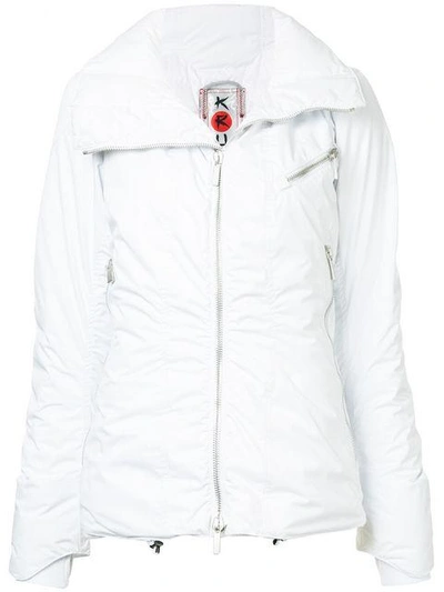 Shop Kru High Tech Down Jacket In White