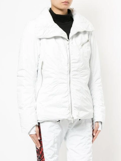 Shop Kru High Tech Down Jacket In White