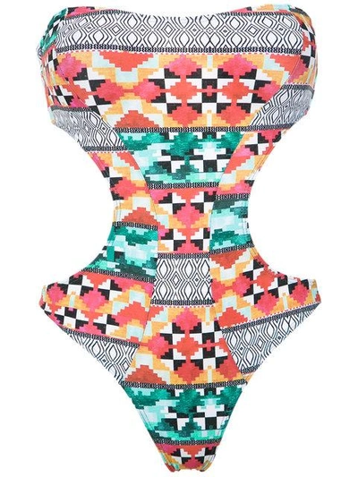 Lygia & Nanny Taylor Printed Swimsuit In Multicolour