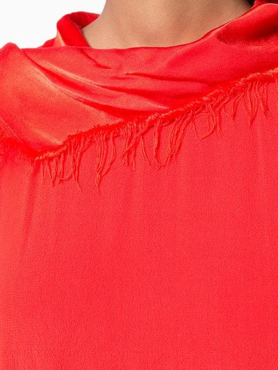 Shop Raquel Allegra Bandana Dress - Red