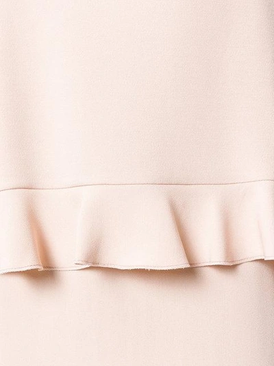 Shop Stella Mccartney Ruffle Trimmed Dress - Pink
