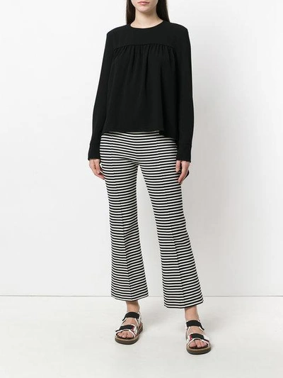 Shop Sonia Rykiel Curved Hem Blouse