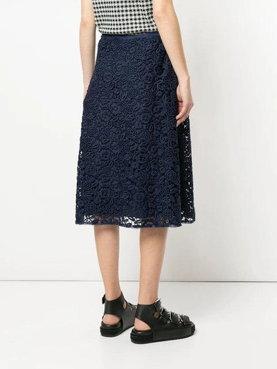 MIU MIU FLORAL LACE SKIRT MG11341RA212754434