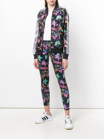 Adidas Originals Poisonous Garden Leggings In Black ModeSens