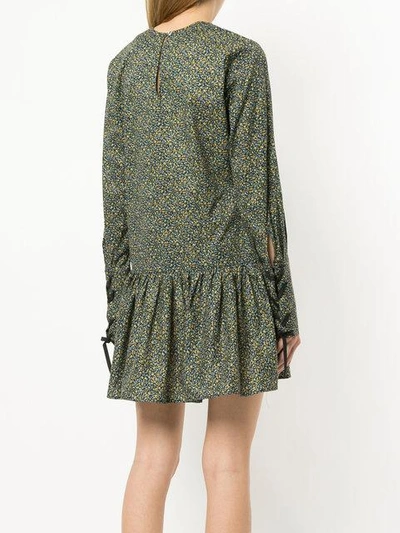 Shop Matin Floral Print Dress - Green