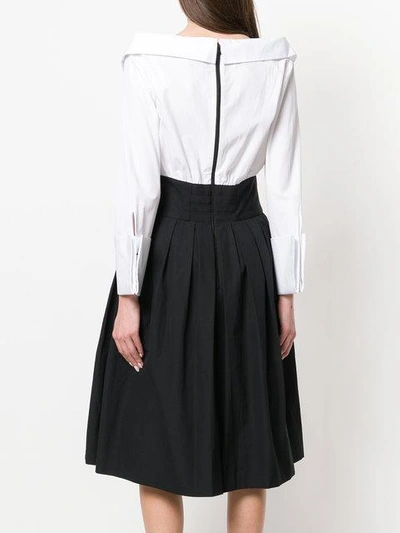 Shop Alice And Olivia Combined Shirt Dress