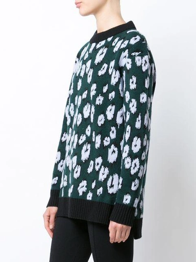 Shop Proenza Schouler Graphic Jacquard Sweater In Blue