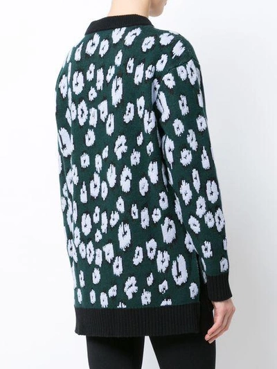 Shop Proenza Schouler Graphic Jacquard Sweater In Blue