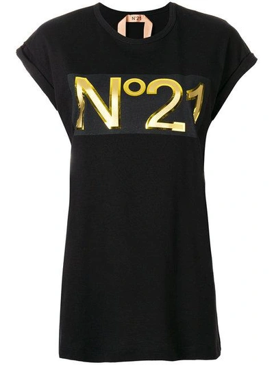 Shop N°21 Nº21 Branded T-shirt - Black