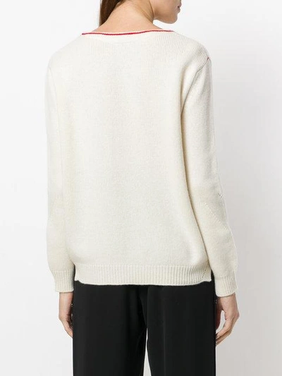 Shop Ermanno Scervino 3689 Textured Sweater