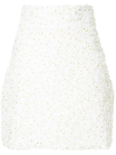 Shop Bambah Confetti Skirt In White