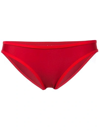 Shop Duskii Kailua Bikini Pants In Red