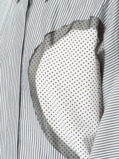 Shop Maison Margiela Exposed Layer Detail Shirt - White