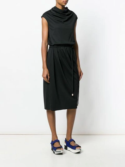 Shop Marc Jacobs Tie Waist Dress - Black