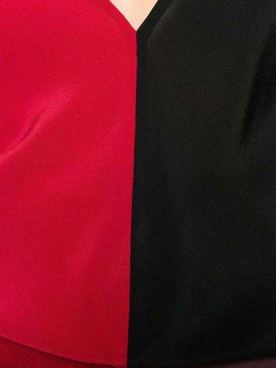 Shop Haider Ackermann Colour Blocked Camisole In Red