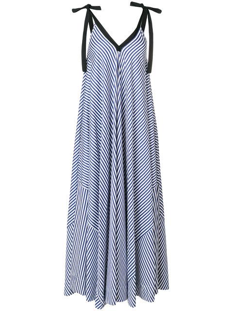 Milla Milla Long Striped Dress - Blue | ModeSens