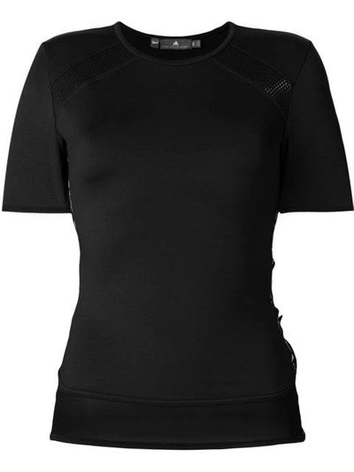 Shop Adidas By Stella Mccartney Performance Essentials T-shirt In Black