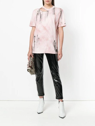 Shop Amen Embellished T In Pink