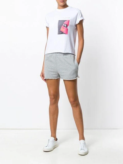 Shop Forte Couture Forte Dei Marmi Couture Jersey Shorts - Grey