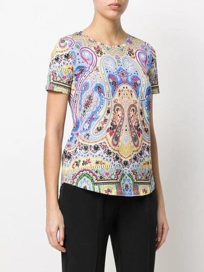 Shop Etro Paisley Print T-shirt