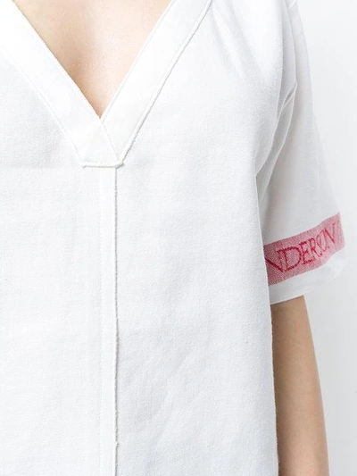 Shop Jw Anderson Loose Fit T-shirt In White