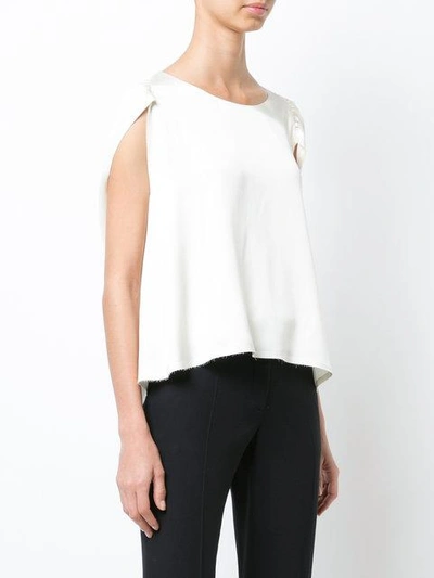Shop The Row Pleated Detail Blouse - White
