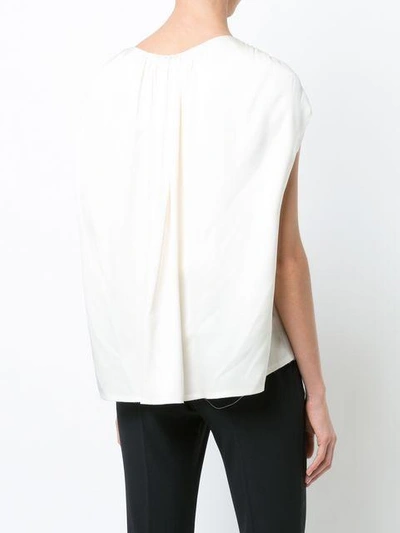 Shop The Row Pleated Detail Blouse - White