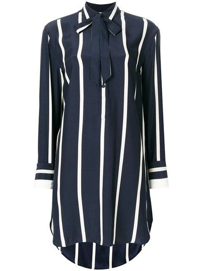 Shop Rag & Bone Oversized Striped Shirt - Blue