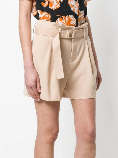 Shop Vince Belted Tailored Shorts
