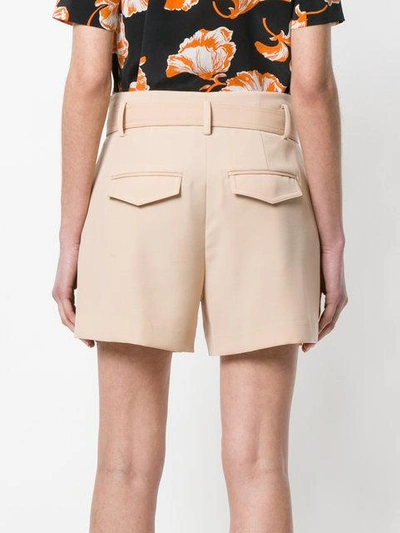 Shop Vince Belted Tailored Shorts