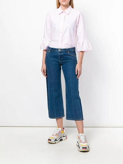 Shop Marc Jacobs Bell Sleeve Shirt - Pink