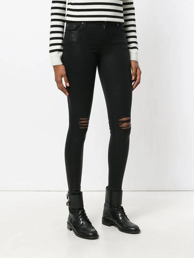 Shop 7 For All Mankind Skinny Jeans - Black