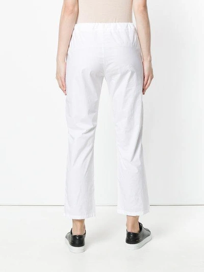 Shop Labo Art Elastic Waist Pants - White
