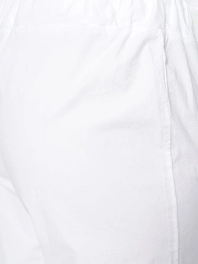 Shop Labo Art Elastic Waist Pants - White