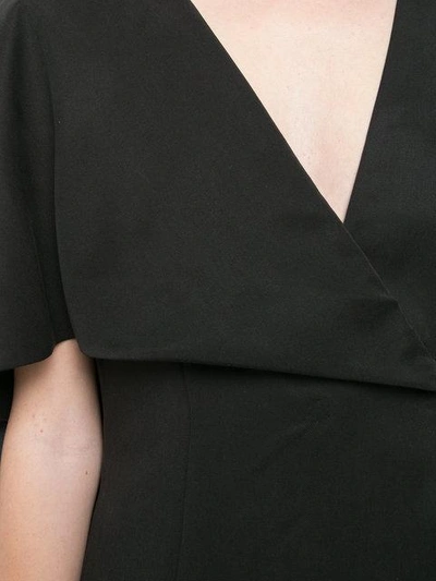 asymmetric-sleeve blouse