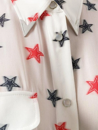 Shop Rag & Bone Star Embroidered Shirt In White